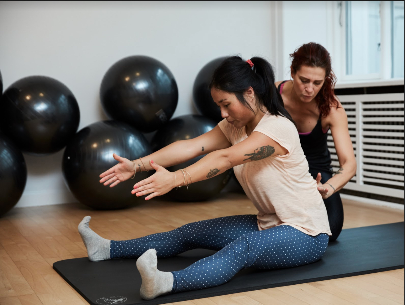 Camilla Bækholm & Gitte Peirano - ejere og stiftere af Pilates Cph