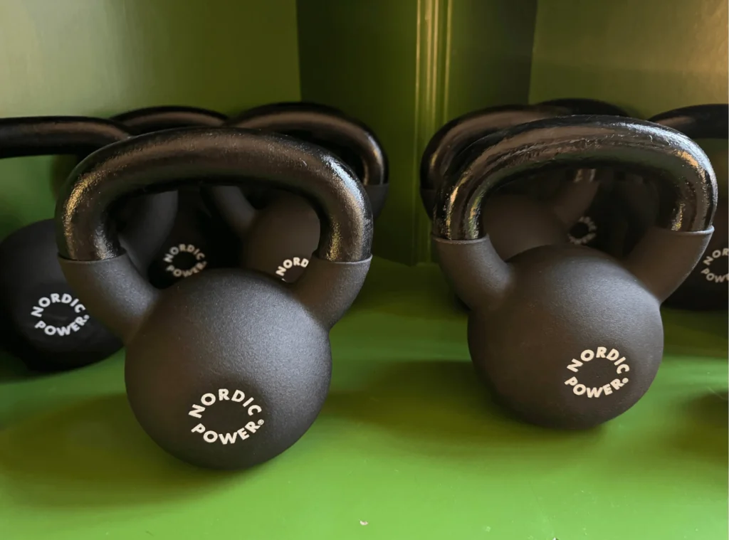 Kettlebell træning hos Njord Pilates Studio